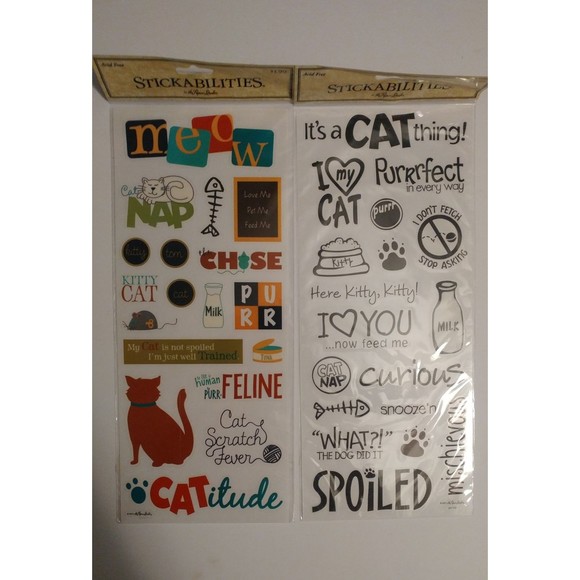 Scrapbook Other - Scrapbook Cat Stickets